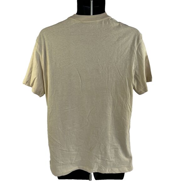 New Mens Guess Lucid Dreams Graphic Textured T-Shirt Sz L NWT Ecru Pearl - Picture 4 of 8